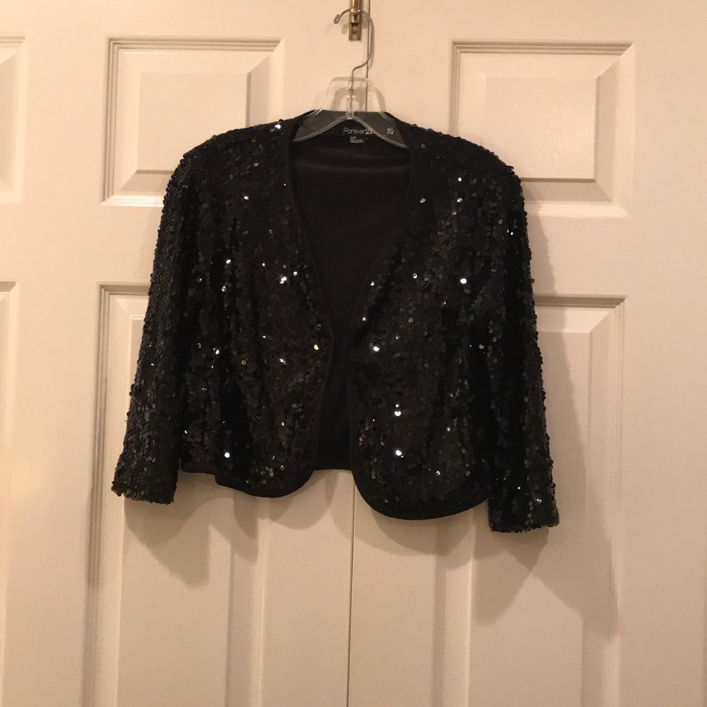 Sparkling Black Shrug
